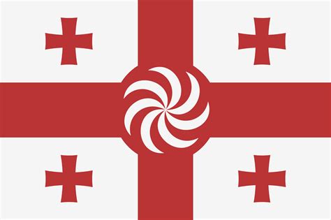 georgia country flag redesign